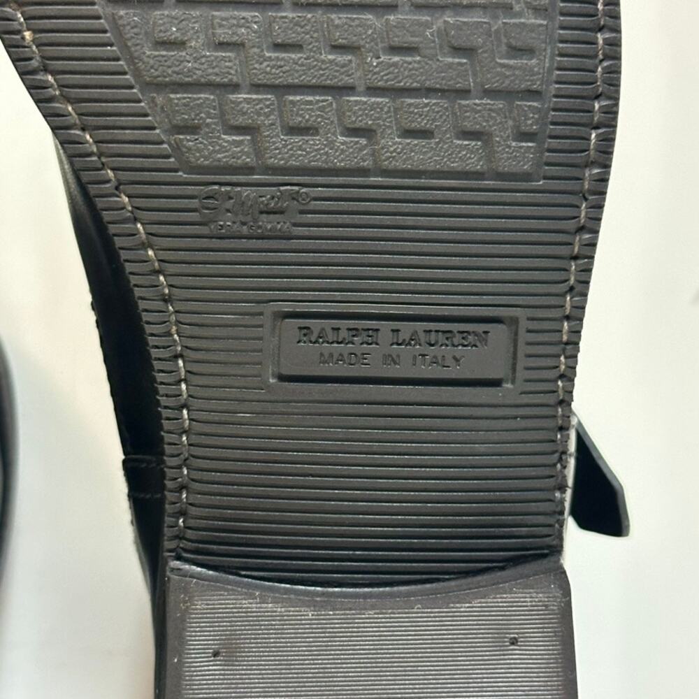 NEW HEELS Ralph Lauren Purple Label Motorcycle Engineer Boots Made in Italy 10 D - Picture 12 of 12